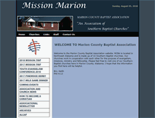 Tablet Screenshot of missionmarion.org